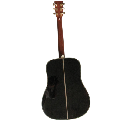 Custom Vertex D45 Natural Finish Solid Spruce Top Acoustic Electric Guitar Fishman Pickups - Image 8