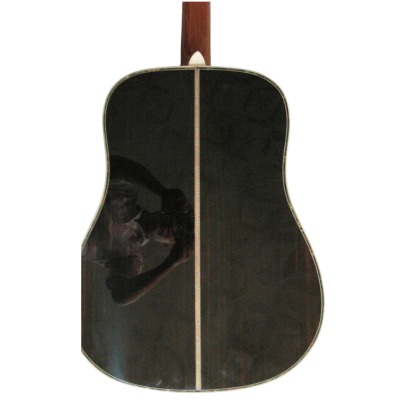 Custom Vertex D45 Natural Finish Solid Spruce Top Acoustic Electric Guitar Fishman Pickups - Image 10
