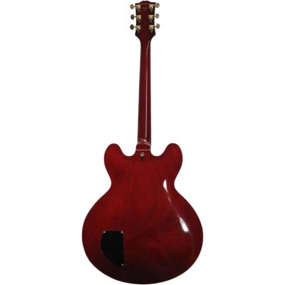 Custom Crown ES335 BB King Lucille Transparent Red Electric Guitar - Image 7