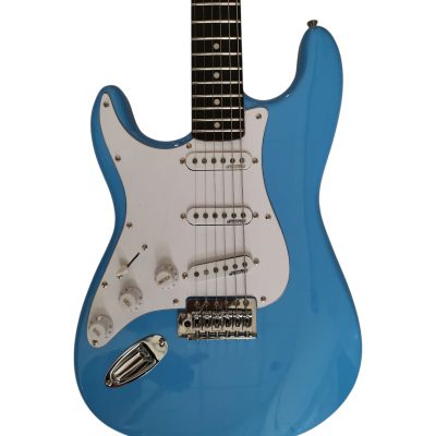Custom Regent Daphne Blue Finish Electric Guitar Lefty