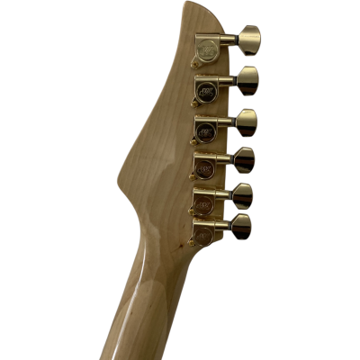 Custom Magnitude Guthrie Eriza Verde Burst Lime Amber Green Burst Electric Guitar - Image 4