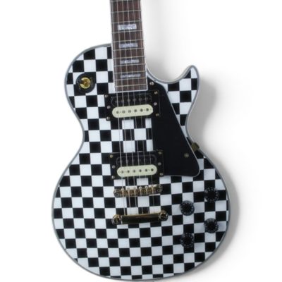 Custom Crown Rick Nielsen Checkerboard 6 String Electric Guitar