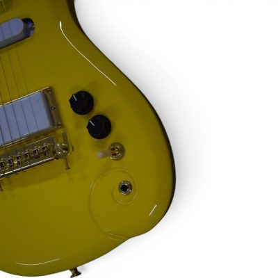 Custom Ember Prince Cloud Yellow Electric Guitar Black Knobs - Image 8