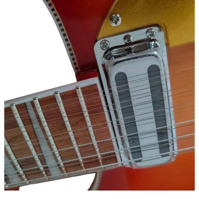 Custom Nova Cherry Fireglo 620 Solid Body Guitar Tom Petty Toaster Pickups 12 String - Image 5