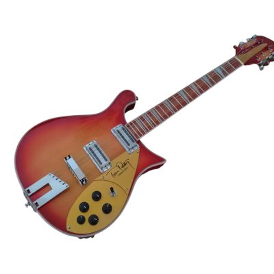 Custom Nova Cherry Fireglo 620 Solid Body Guitar Tom Petty Toaster Pickups 12 String - Image 7