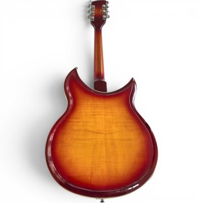 Custom Nova Cherry Fireglo 381 V69 Semi Hollow 12 String Electric Guitar Left Handed - Image 4
