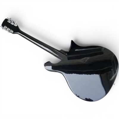 Custom Nova Left Handed Jetglo Black 620 Solid Body Guitar Tom Petty Toaster Pickups 12 String - Image 6