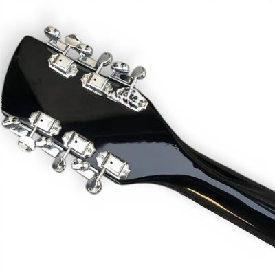 Custom Nova Left Handed Jetglo Black 620 Solid Body Guitar Tom Petty Toaster Pickups 12 String - Image 7