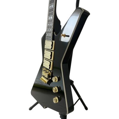 Custom Axis Destroyer II DT555 Black Finish Phil Collen 3 Pickups Floyd Rose Tremolo Guitar - Image 2