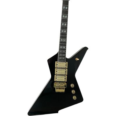 Custom Axis Destroyer II DT555 Black Finish Phil Collen 3 Pickups Floyd Rose Tremolo Guitar - Image 3