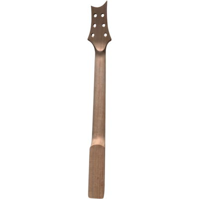 Custom Monarch DIY Unfinished Neck One Piece Mahogany Wood Ebony Fretboard Guitar Neck - Image 6