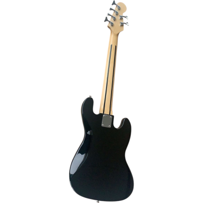 Custom Regent Black 6 String Jazz Bass - Image 5
