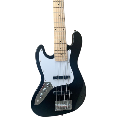 Custom Regent Black 6 String Jazz Bass