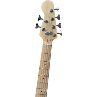 Custom Regent Black 6 String Jazz Bass - Image 2