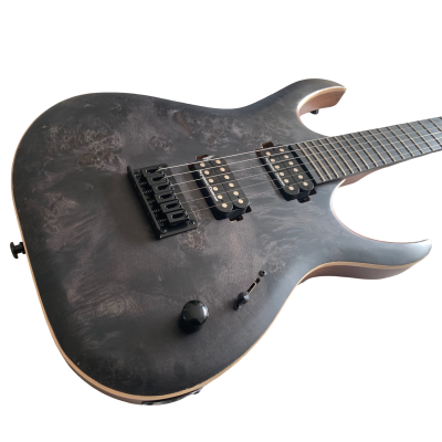 Custom Onyx Duvell Trans Graphite Matt 6 String Electric Guitar - Image 6