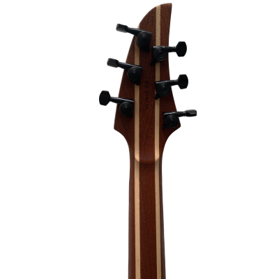 Custom Onyx Duvell Trans Graphite Matt 6 String Electric Guitar - Image 7