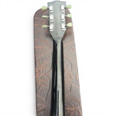 Custom Crown J180 Black Finish Brothers Acoustic Electric Guitar White Moustache Pickguards - Image 7