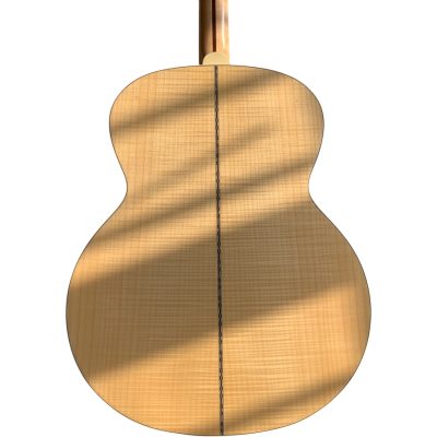 Custom Crown SJ200 Natural Solid Sitka Spruce Top Elvis Acoustic Electric Guitar Inlayed Fretboard - Image 7