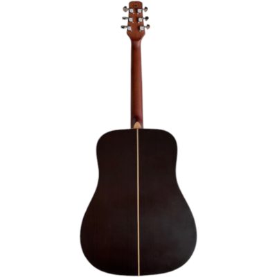 Custom Forge Jack Daniels Sunburst Aged Barrel Finish Dreadnought Solid Spruce Top Acoustic Electric Guitar - Image 8