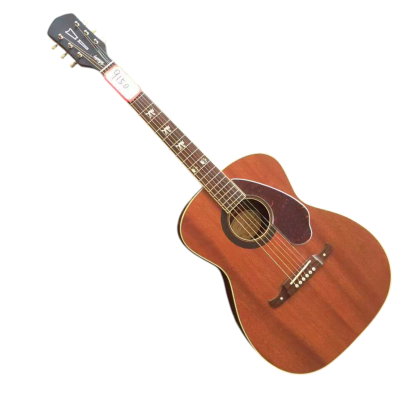 Custom Regent Natural Satin Mahogany Tim Armstrong Hellcat Acoustic Electric guitar - Image 2