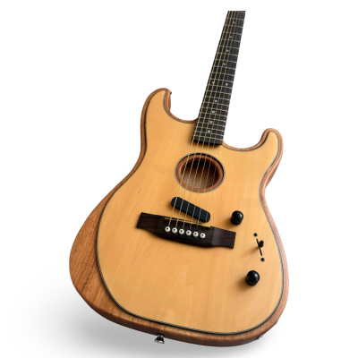 Custom Regent Solid Sitka Spruce Top Acoustic Sonic Electric Guitar