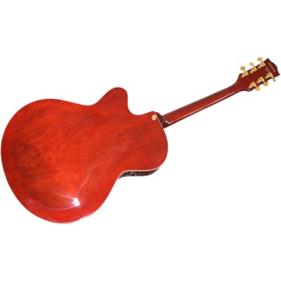 Custom Crown CES Archtop Semi Hollow Wine Red Jazz Guitar - Image 8
