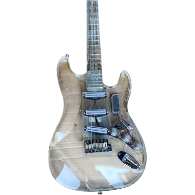 Custom Regent Plexiglass Acrylic Lucite 6 String Electric Guitar