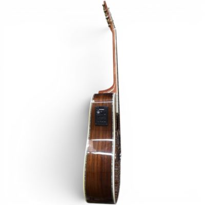 Custom Vertex D45 Amber Solid Spruce Top Acoustic Electric Guitar Fishman Pickups - Image 6