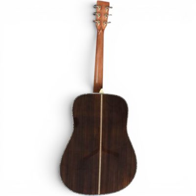 Custom Vertex D45 Amber Solid Spruce Top Acoustic Electric Guitar Fishman Pickups - Image 7