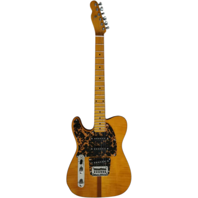Custom Oligarch Left Handed Prince Mad Cat Leopard Pickguard Book Matched Flamed Maple Guitar - Image 2