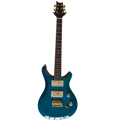 Custom Monarch Santana Blue Matteo Aquamarine Electric Guitar - Image 2