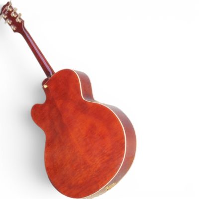 Custom Crown L5 Fhole Wes Archtop Body Flowerpot Vine Fretboard Inlay Natural Blonde Jazz Guitar - Image 7