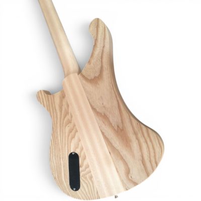 Custom Nova Lemmy Kilmister 4004 Natural Hand Carved Oak Leaf 4 String Bass - Image 3