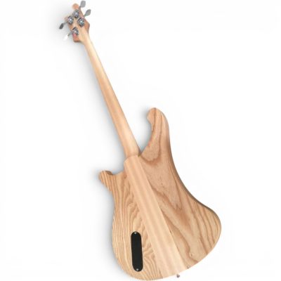 Custom Nova Lemmy Kilmister 4004 Natural Hand Carved Oak Leaf 4 String Bass - Image 4