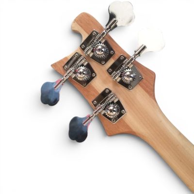 Custom Nova Lemmy Kilmister 4004 Natural Hand Carved Oak Leaf 4 String Bass - Image 6