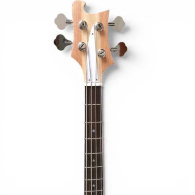 Custom Nova Lemmy Kilmister 4004 Natural Hand Carved Oak Leaf 4 String Bass - Image 7
