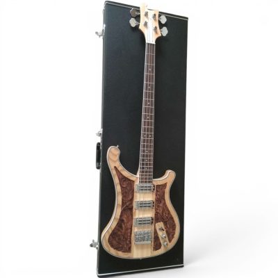 Custom Nova Lemmy Kilmister 4004 Natural Hand Carved Oak Leaf 4 String Bass - Image 8