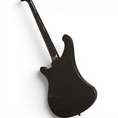 Custom Nova 4003 Jetglo 4 String Bass Black Pickguard Noir Ebony Fretboard - Image 6