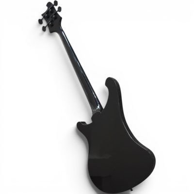 Custom Nova 4003 Jetglo 4 String Bass Black Pickguard Noir Ebony Fretboard - Image 7