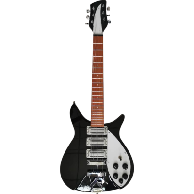 Custom Nova 325 Black Lennon Guitar 21 Inch Scale Length - Image 2