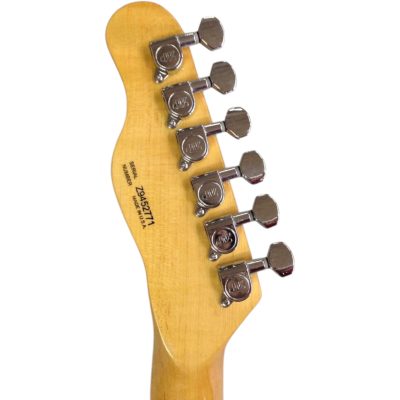 Custom Regent Springsteen Ebony Black Finish Electric Guitar - Image 3