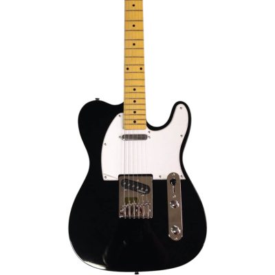 Custom Regent Springsteen Ebony Black Finish Electric Guitar