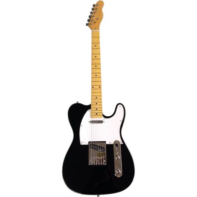 Custom Regent Springsteen Ebony Black Finish Electric Guitar - Image 7