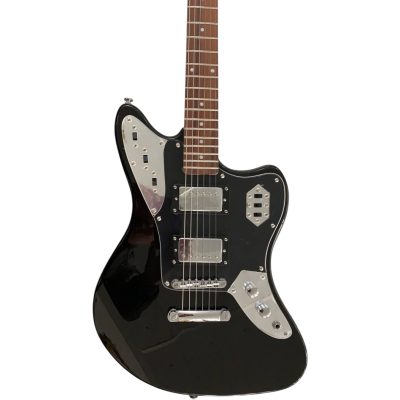 Custom Regent Black Jaguar Kurt Cobain Finish Electric Guitar Rosewood Fretboard