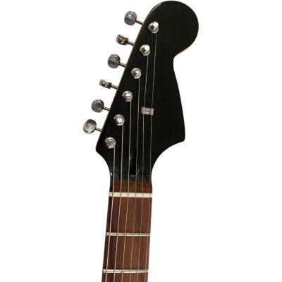 Custom Regent Black Jaguar Kurt Cobain Finish Electric Guitar Rosewood Fretboard - Image 4