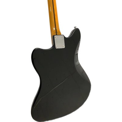 Custom Regent Black Jaguar Kurt Cobain Finish Electric Guitar Rosewood Fretboard - Image 6