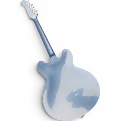 Custom Crown DG335 Dave Grohl Pelham Blue Diamond Bigsby Tremolo Guitar - Image 3