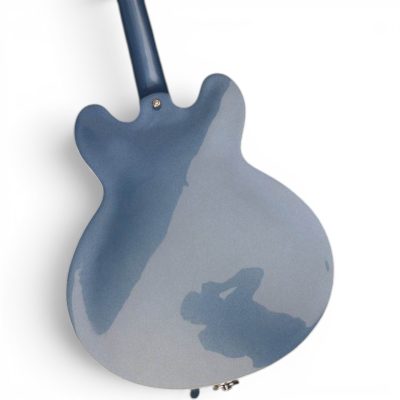 Custom Crown DG335 Dave Grohl Pelham Blue Diamond Bigsby Tremolo Guitar - Image 4