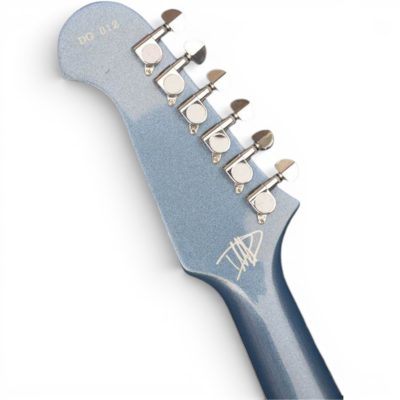Custom Crown DG335 Dave Grohl Pelham Blue Diamond Bigsby Tremolo Guitar - Image 6