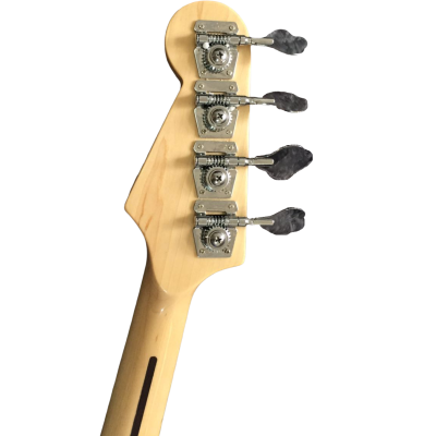 Custom Regent Plexiglass Lucite Acrylic Blue LED Glow Rosewood Fretboard Precision Blue LED Glow 4 String Bass - Image 7